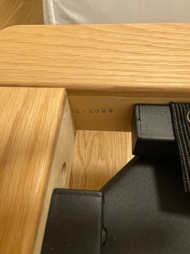 2024年12月購入　無印良品　木製ベッドフレーム　マットレス