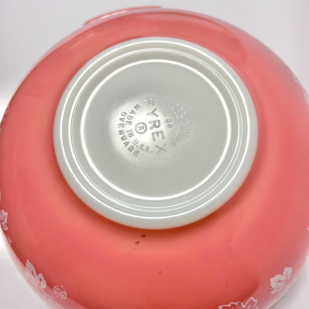 Vintage Pyrexグーズベリー シンデレラミキシングボウルセット 美品