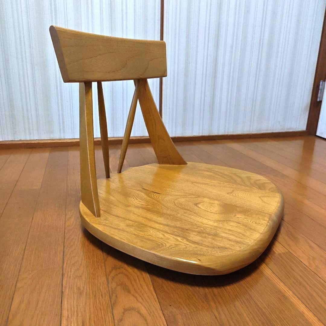 カリモク karimoktu 木製 回転式座椅子(別売りクッション付き)