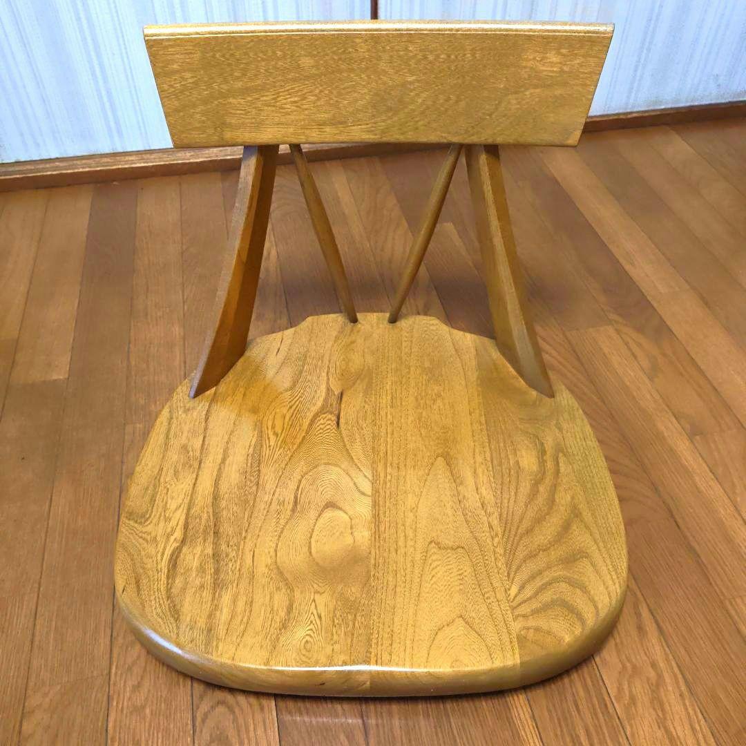 カリモク karimoktu 木製 回転式座椅子(別売りクッション付き)