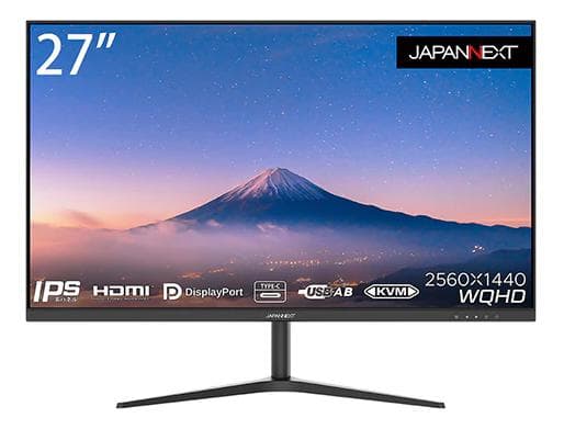 JAPANNEXT JN-IPS27WQHDR-C65W 　27型　WQHD