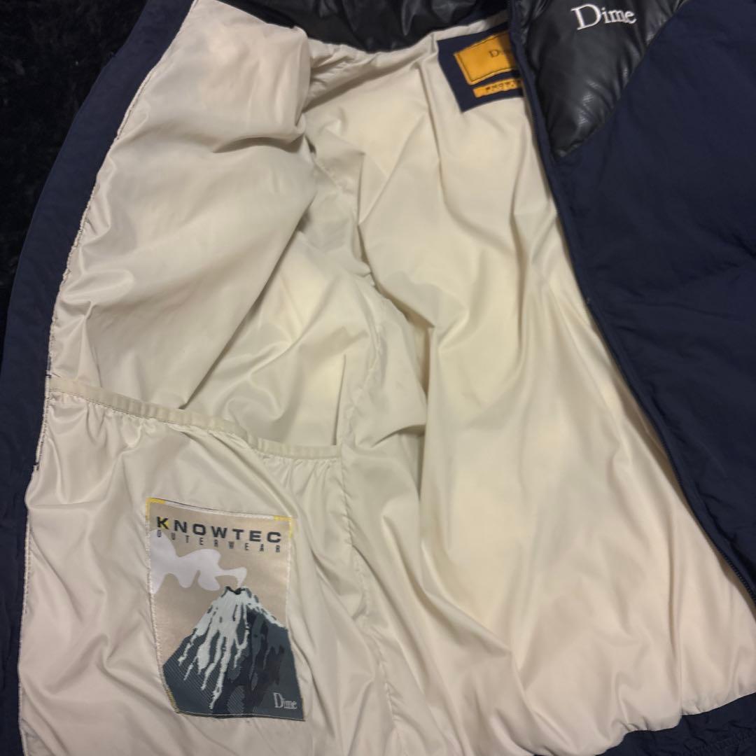 Dime ネイビー ダウンジャケット S