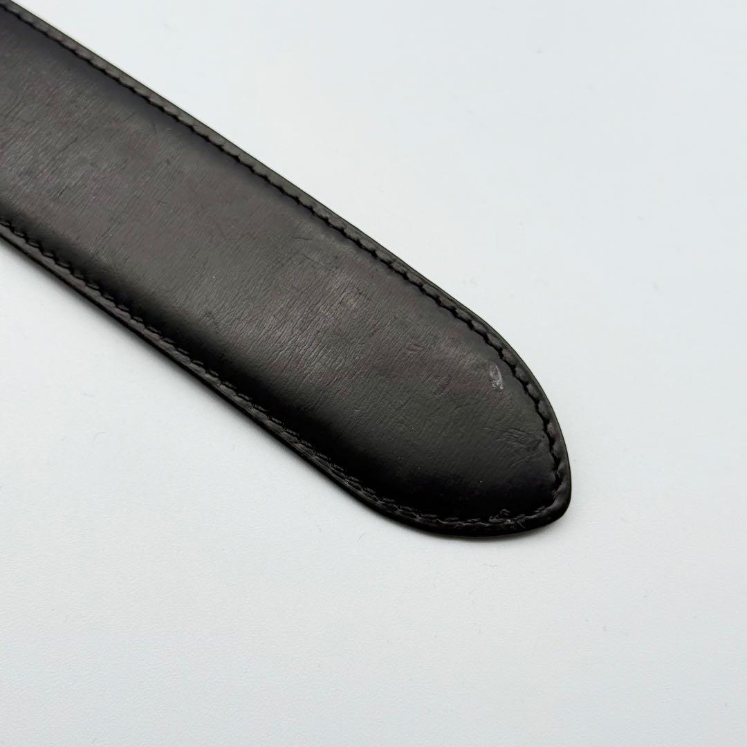 ✨良品✨Cartier タンク ベルト 本革 シルバー金具メンズ 純正ベルト