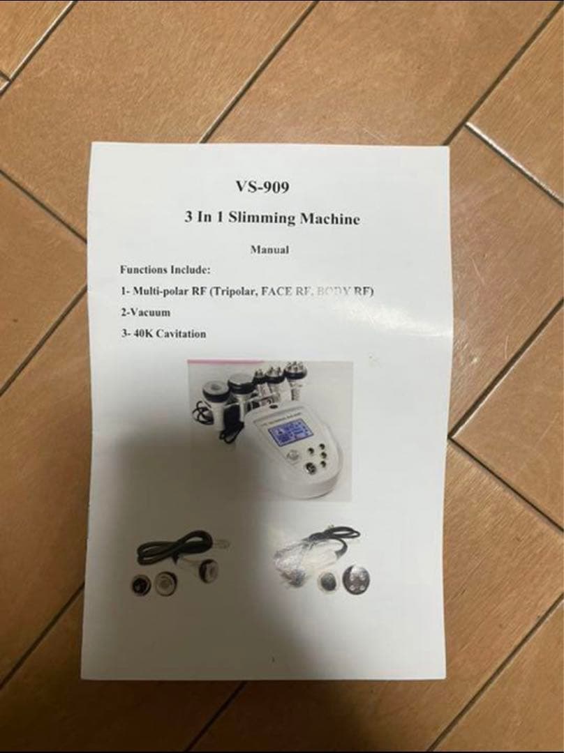 MIKOMI 5in1 キャビテーション　/3mhz 光ラジオ/バキューム