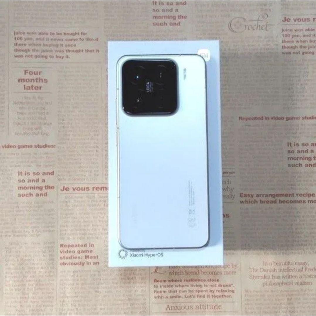 【極美品】Xiaomi 15 ホワイト 12GB+256GB SIMフリー