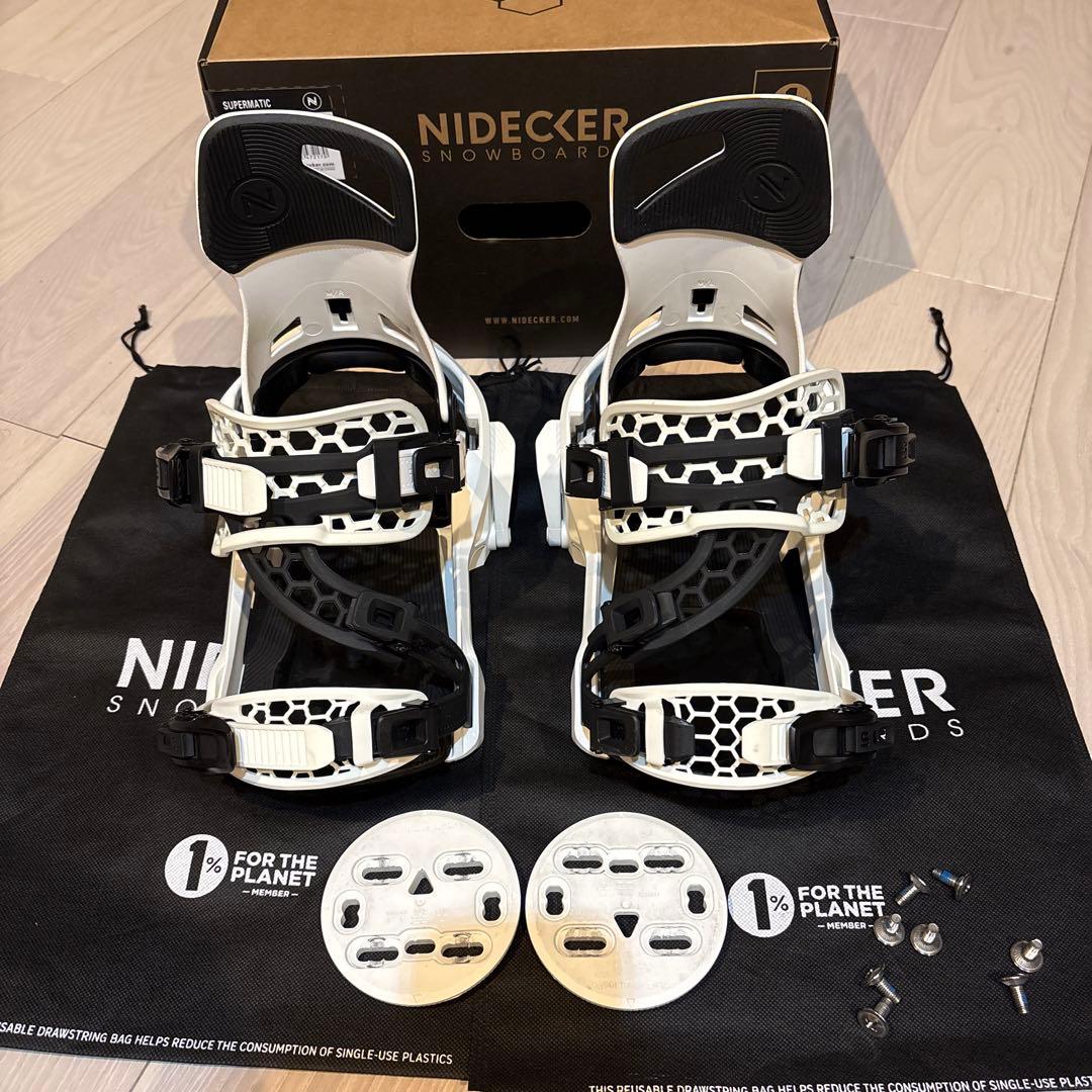 NIDECKER SUPERMATIC Mサイズ ホワイト/スーパーマチック