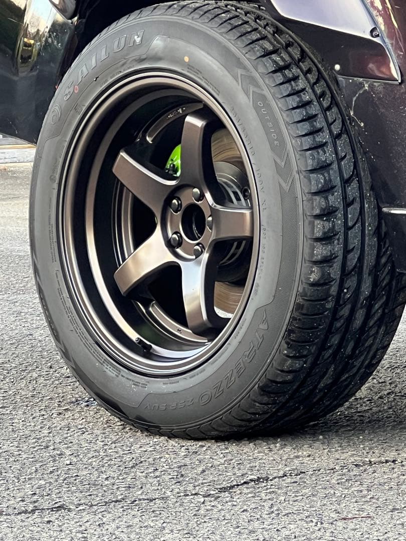 T*0様 cleave Racing pcd100 5穴　18インチ9.5j+1