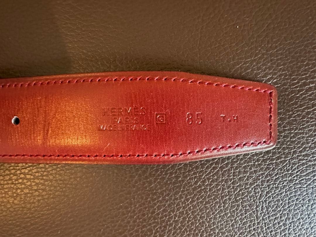 【極美品】エルメス コンスタンス Hベルト用 リバーシブル 替えベルト 85