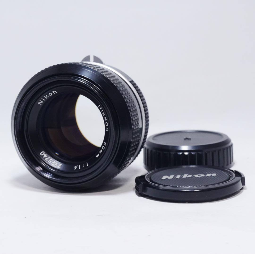 美品 Nikon Ai NIKKOR 50mm f1.4 単焦点レンズ