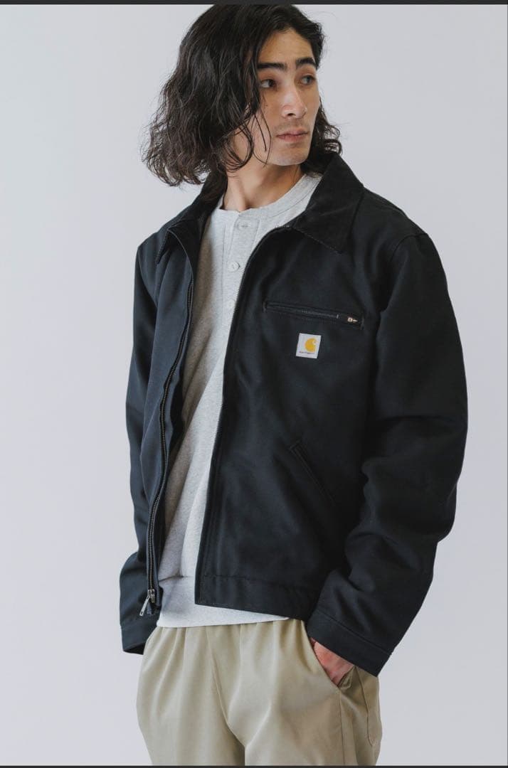 カーハート DETROIT JACKETデトロイトジャケット　ブラック　Sサイズ