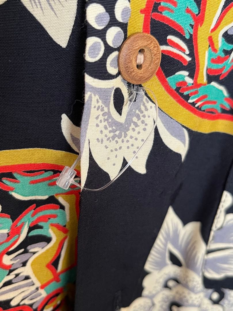 サンサーフ　ウクレレ　アロハシャツ　長袖