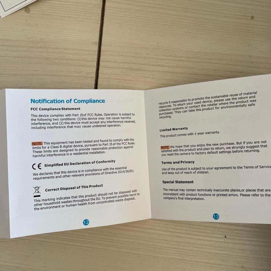 メ　監視　防犯カメラ　新品　値下げ交渉不可