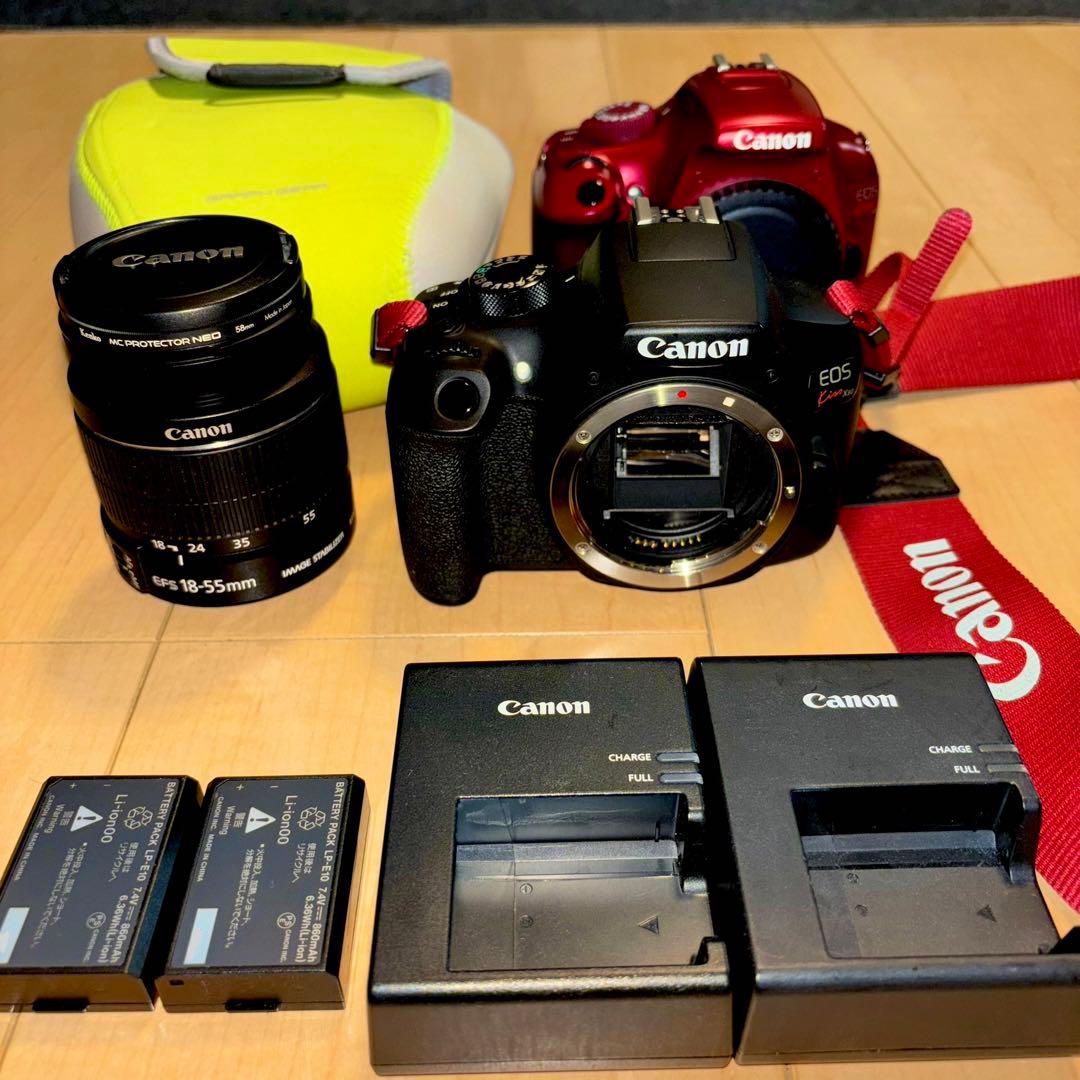 【美品】Canon EOS Kiss X80 一眼レフ本体 レンズ等多数セット