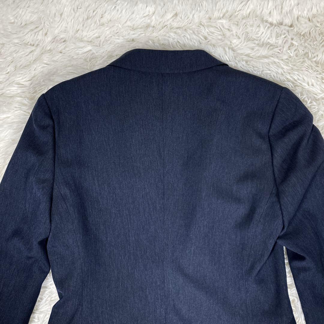 極美品　オリヒカ　セットアップスーツ　ウォッシャブル　ネイビー　XL/Lサイズ