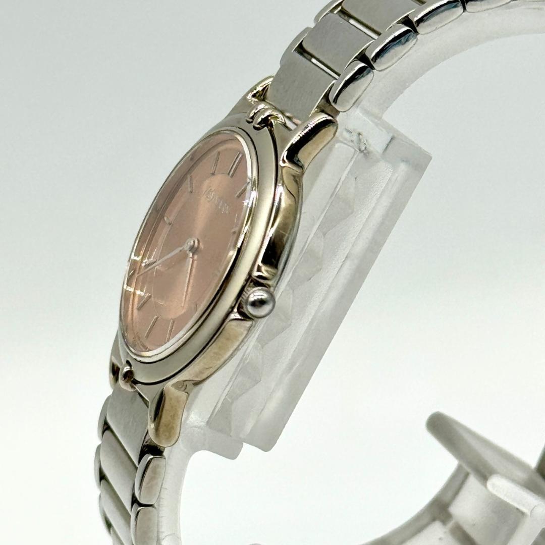 稼働品 YSL イヴサンローラン 腕時計 ベージュ文字盤 クォーツ ２針