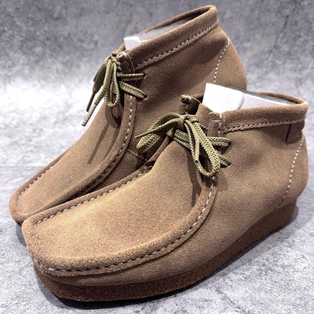【未使用品】CLARKS クラークス　25 ワラビー　シェイカーブーツ　レザー