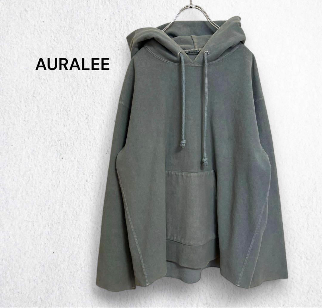 AURALEEオーラリー パーカー スウェット トレーナー プルオーバー グレー