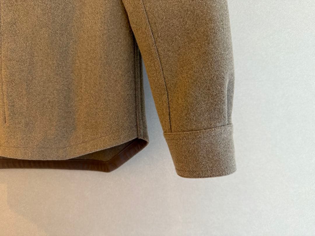 リックオウエンス RU20F3729-WM ウールシャツブルゾン IT46