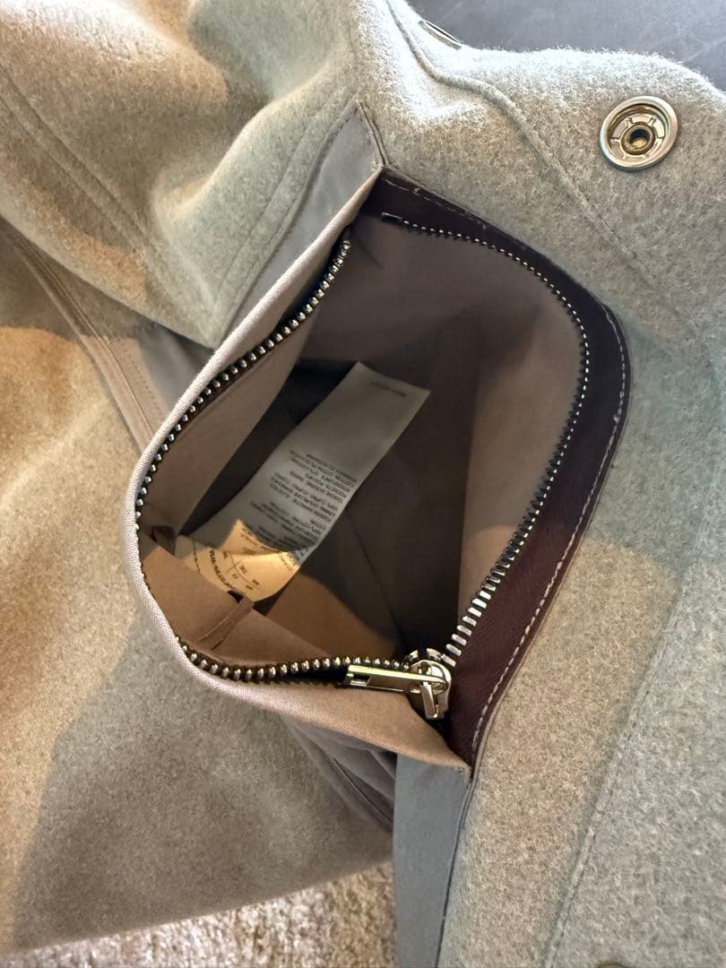 リックオウエンス RU20F3729-WM ウールシャツブルゾン IT46