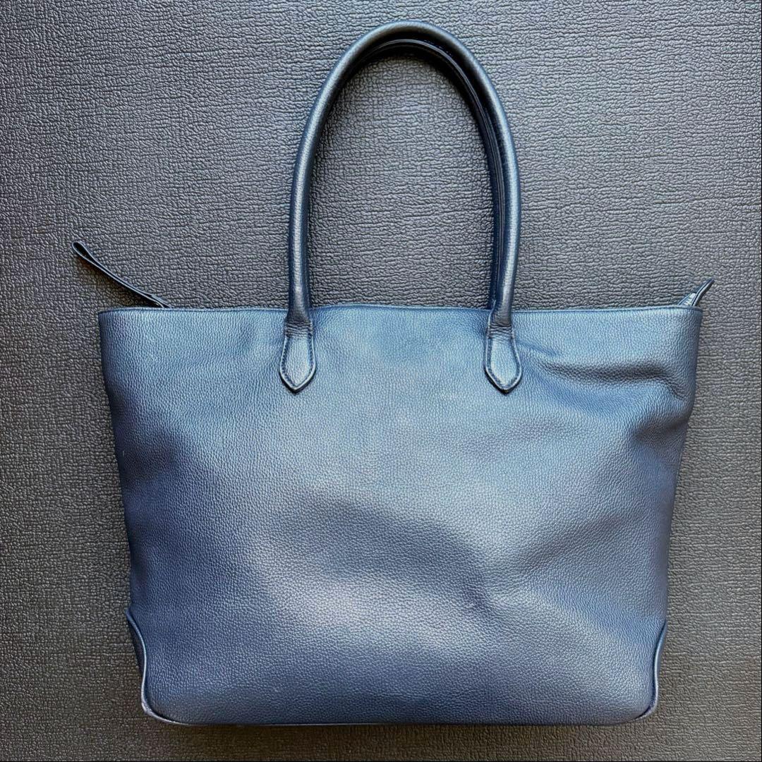 ネイビー★BARNEYS NEWYORK バーニーズニューヨーク トートバッグ