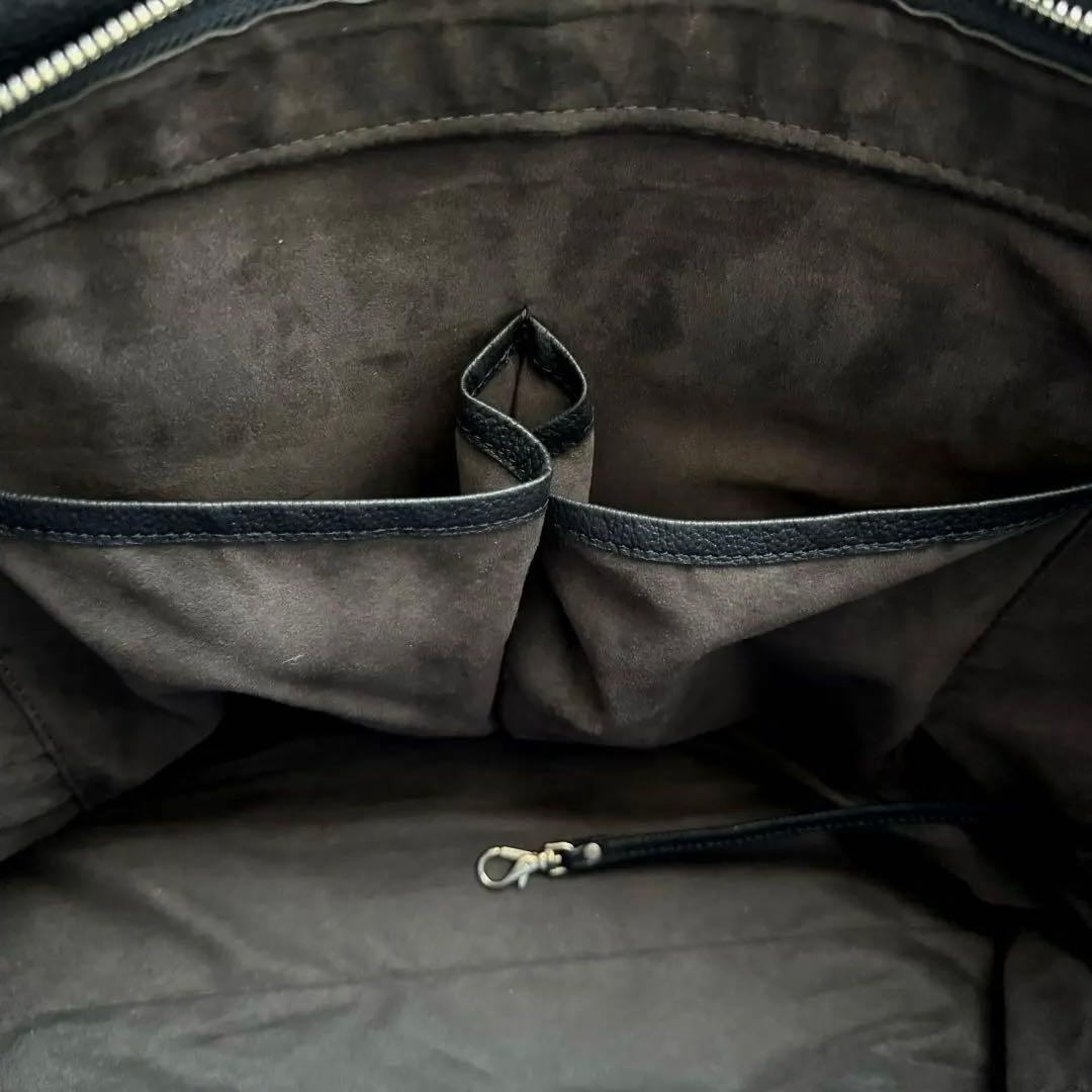 ネイビー★BARNEYS NEWYORK バーニーズニューヨーク トートバッグ