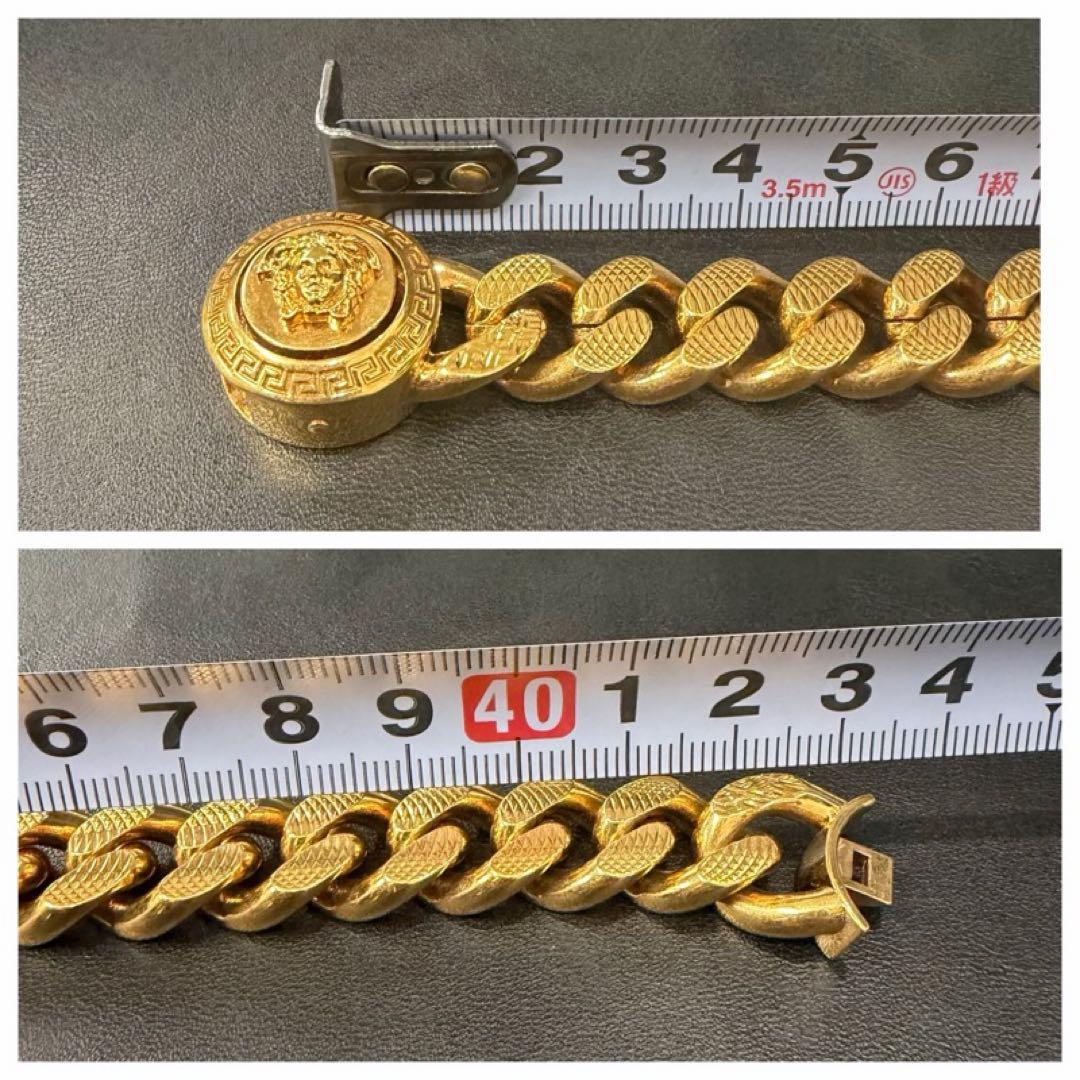 た*読様 ヴェルサーチ メデューサ 喜平 ネックレス GP 箱付き 中古 19