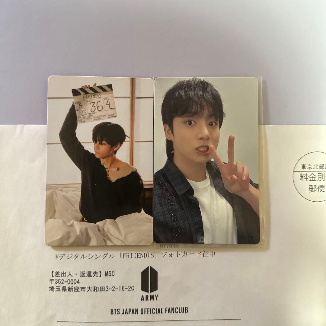 BTS ジョングクV テテ FC限定トレカ
