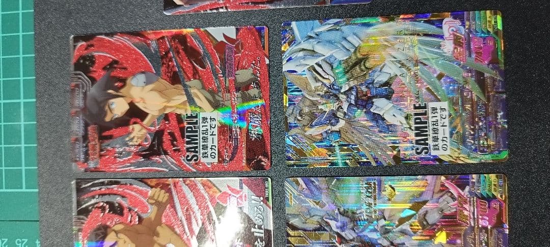 ガンダムトライエイジ サンプルカード 鉄華繚乱1弾 7枚セット
