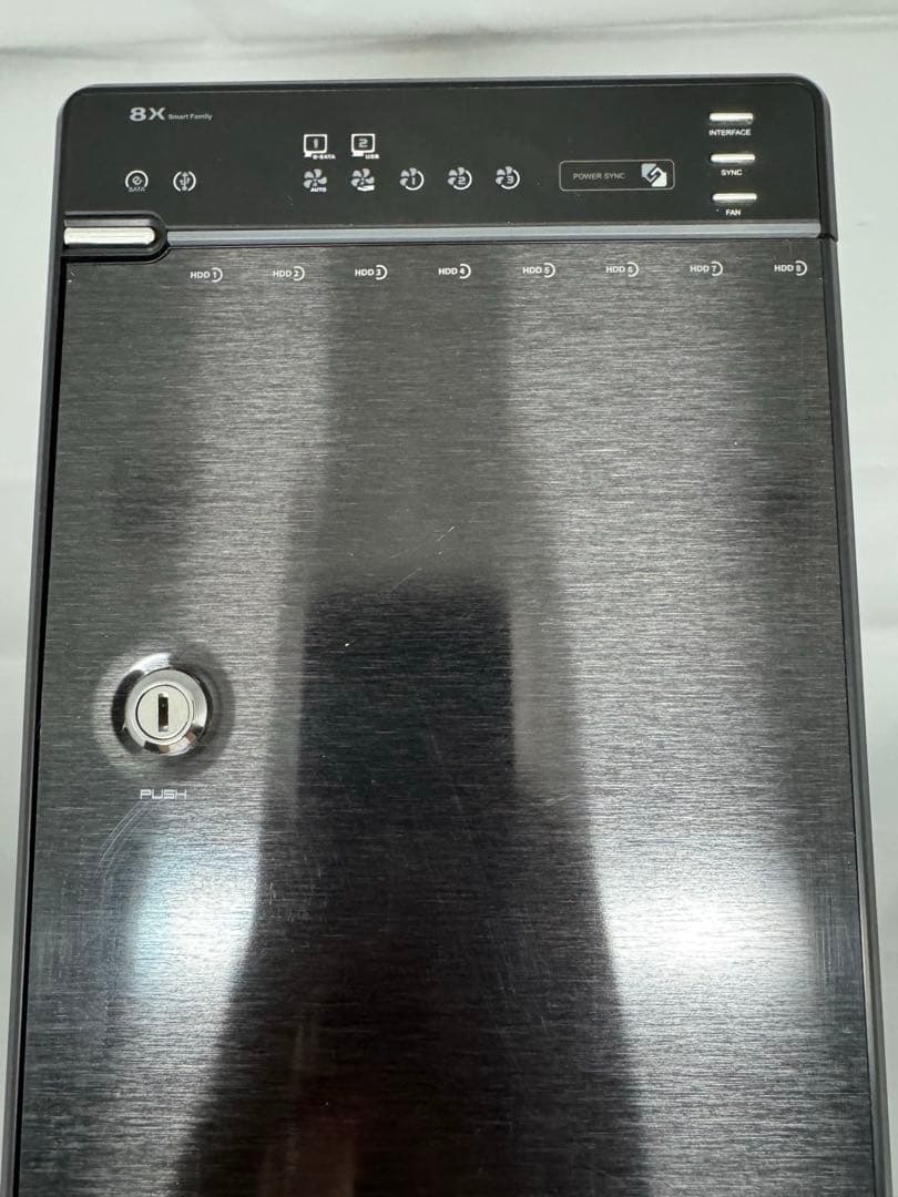 ロジテック ガチャベイ 8BAY 外付型 3.5インチハードディスクケース