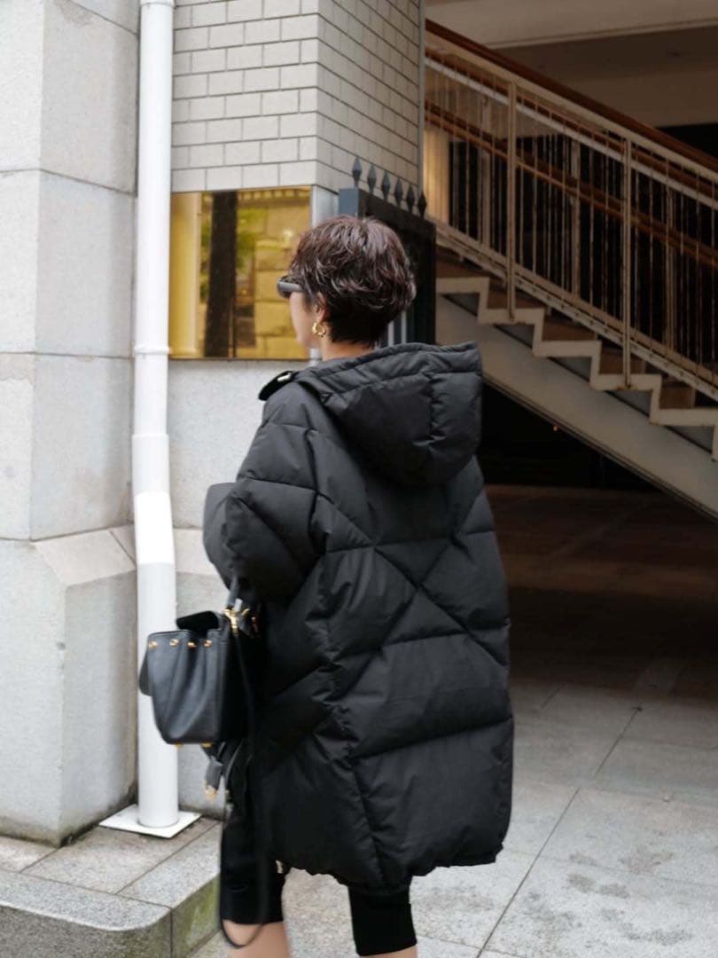 マチャット アノラックダウンコート　アウター ブラック