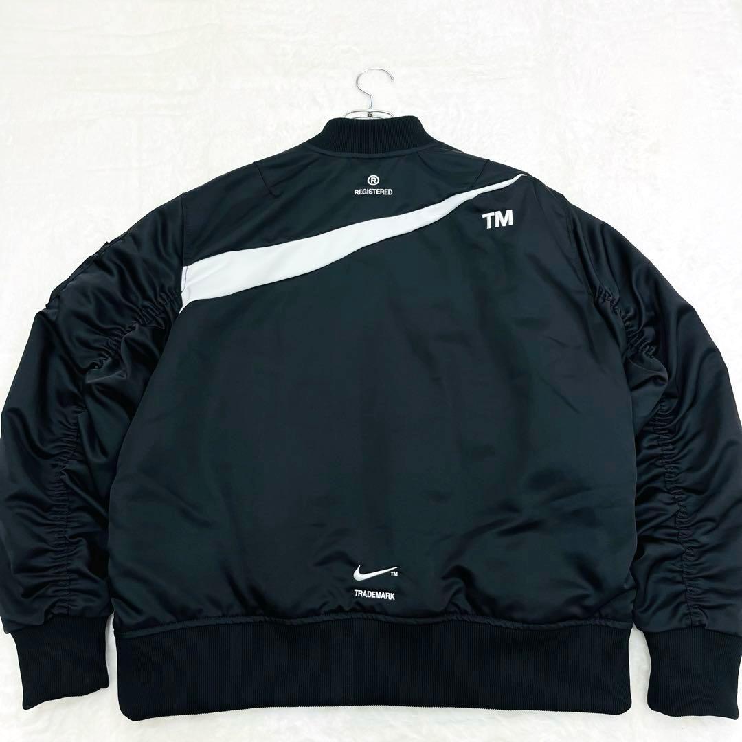 Nike リバーシブル　ボンバージャケット MA-1【XXL】ブラック