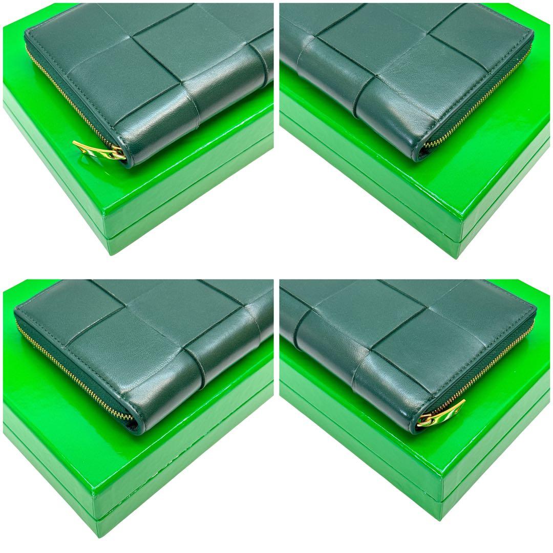 現行 極美品✨ボッテガヴェネタ カセット マキシイントレ ラウンドファスナー