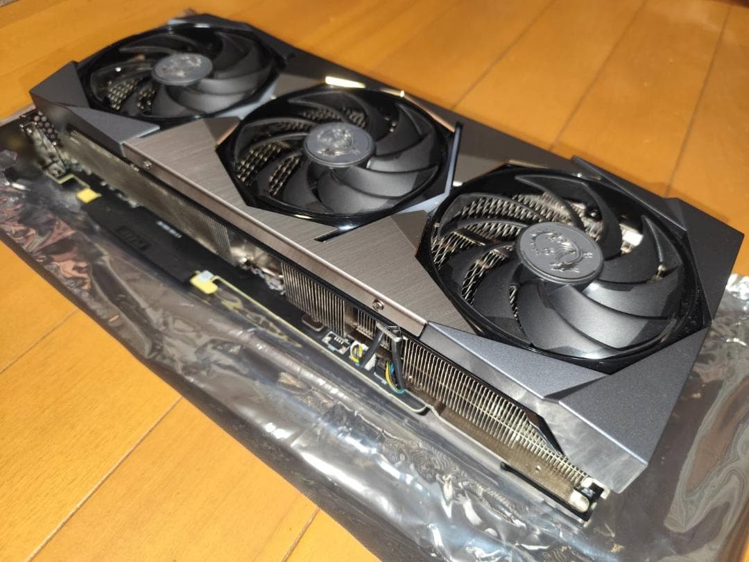 ジャンク/本体のみ MSI RTX 3070 Ti SUPRIM X 出力不安定