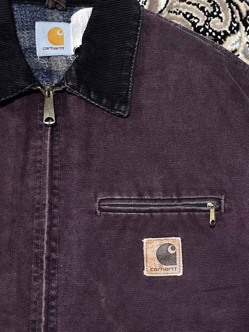 希少 90s カーハートデトロイトジャケット J43 BRG