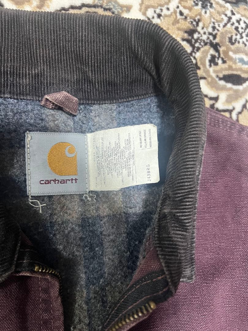 希少 90s カーハートデトロイトジャケット J43 BRG