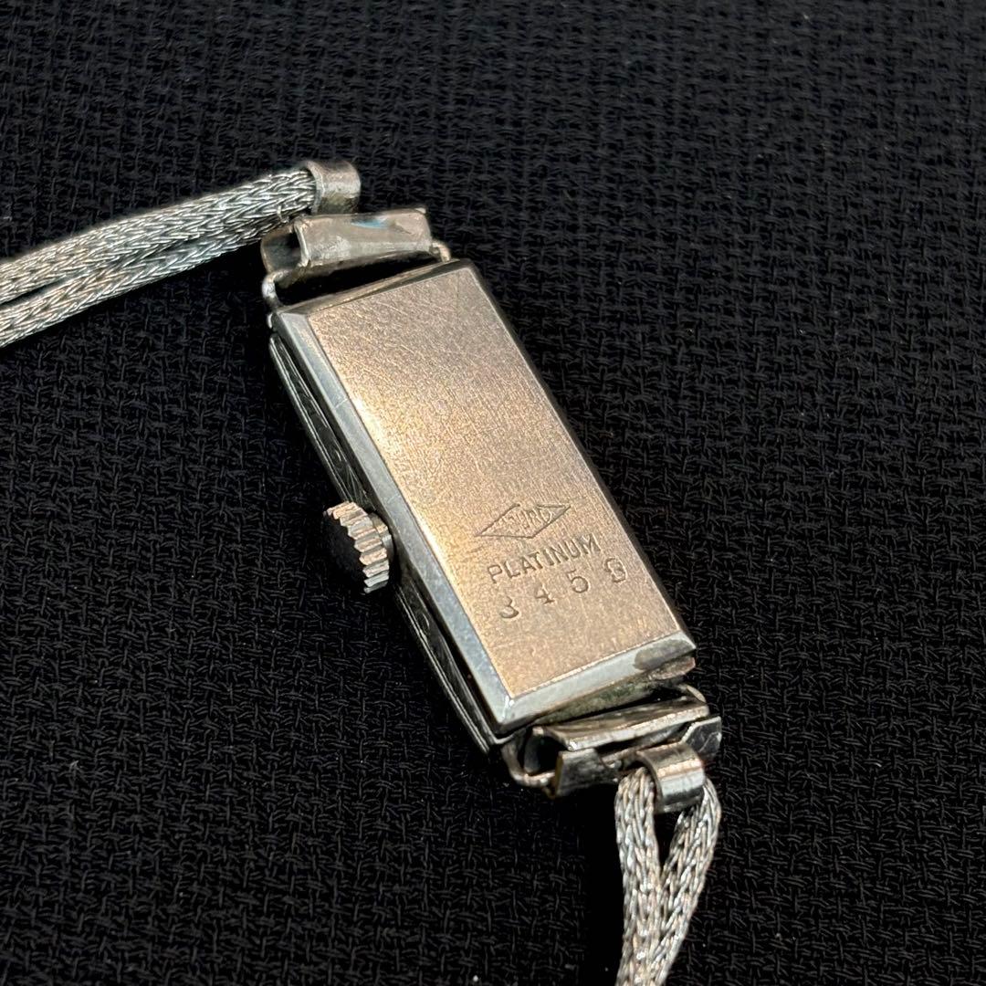 VULCAIN ヴァルカン pt1000 プラチナ 手巻き 腕時計 レディース