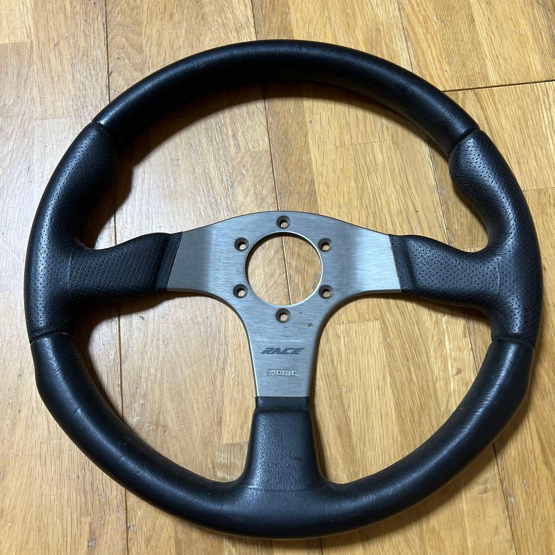 【値下げ】MOMO RACE ステアリング 本体　35φ？