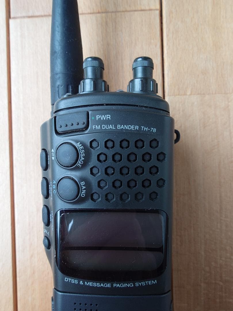 KENWOOD 受信機 TH-78 　ハンドマイク・シガーソケット電源付き