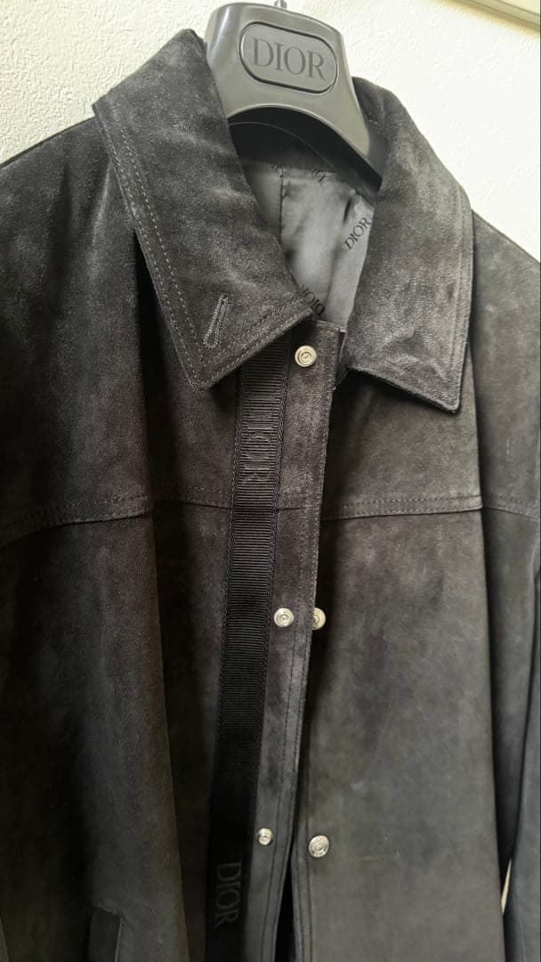 Dior HOMME 24SS/テープロゴスエードジャケット ディオール 新作