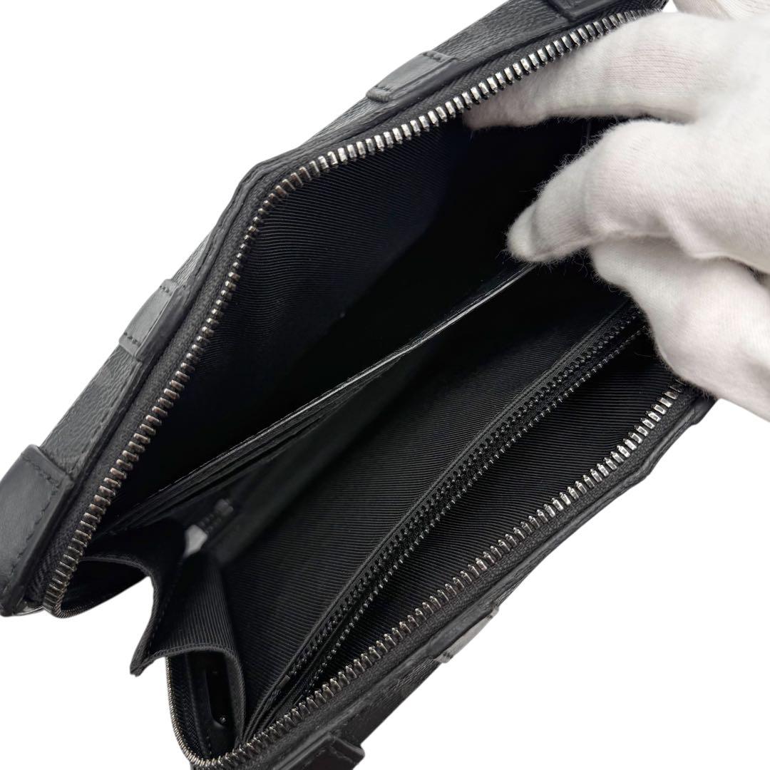 6222 美品 ルイヴィトン モノグラムエクリプス ソフトトランク・ウォレット