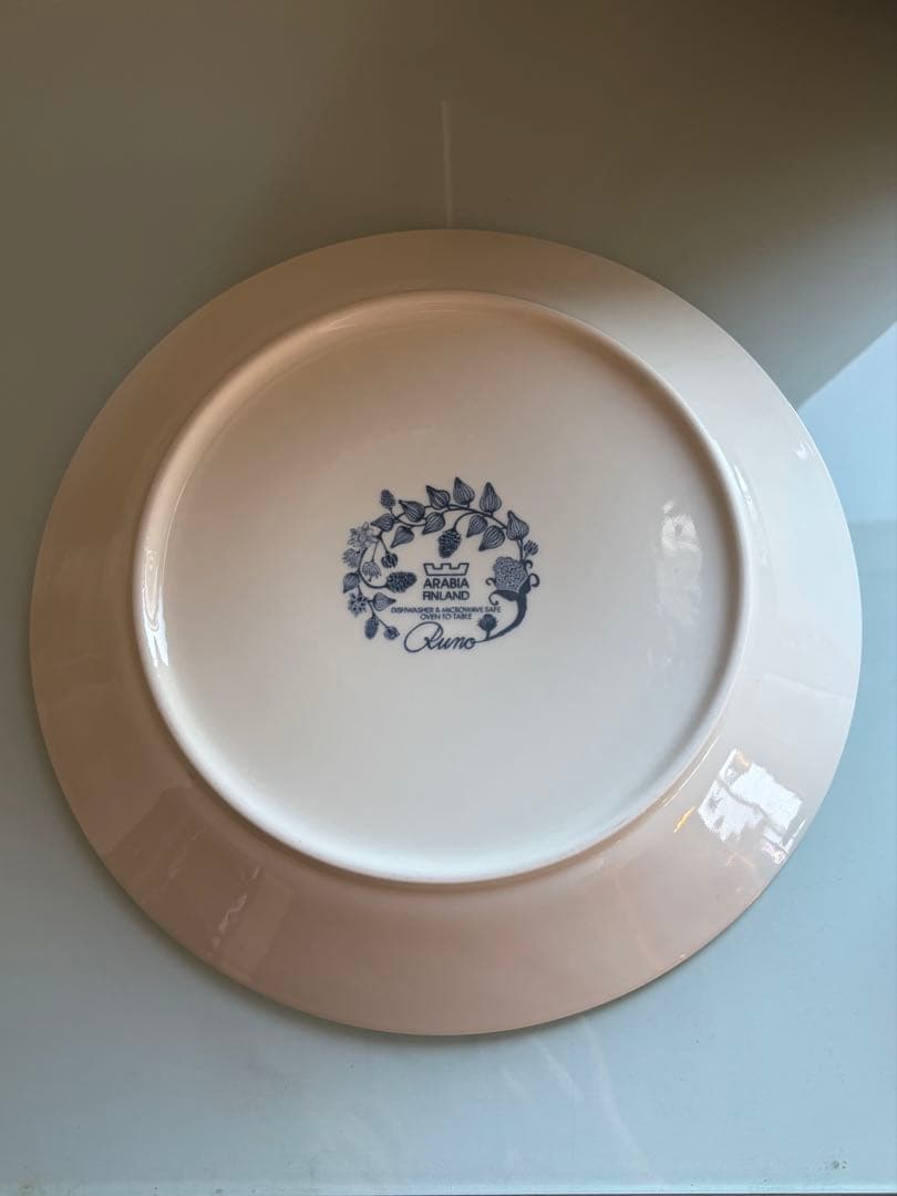 ARABIA RUNO プレート オータムグロー 26cm 旧ロゴ