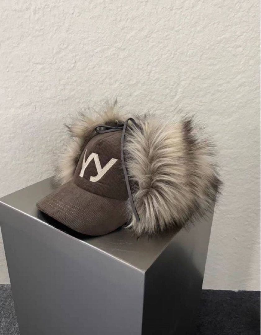 正規品open yy ファーキャップ