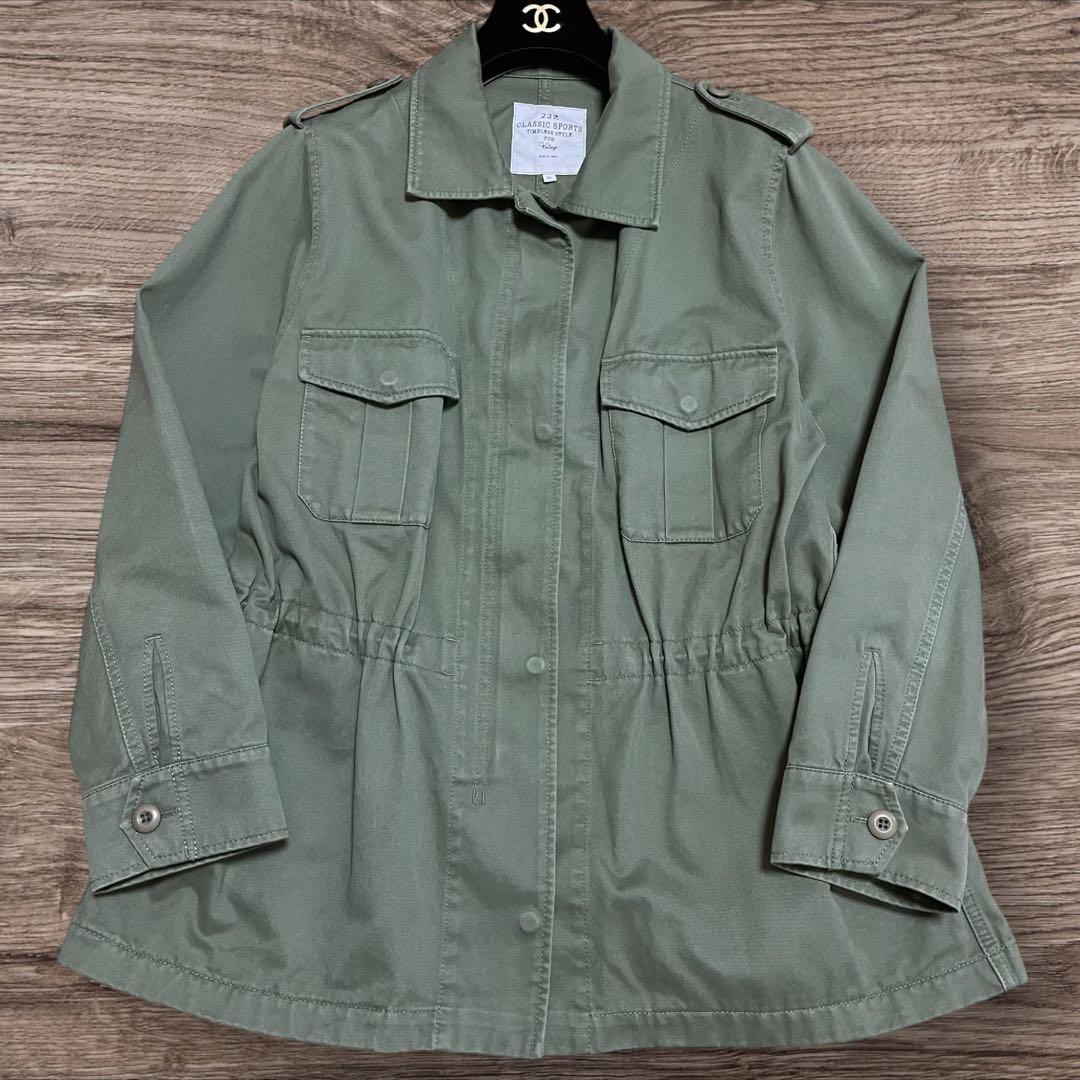 23区 ヴィンテージ ミリタリー ジャケット 大きいサイズ50 オーバーサイズ