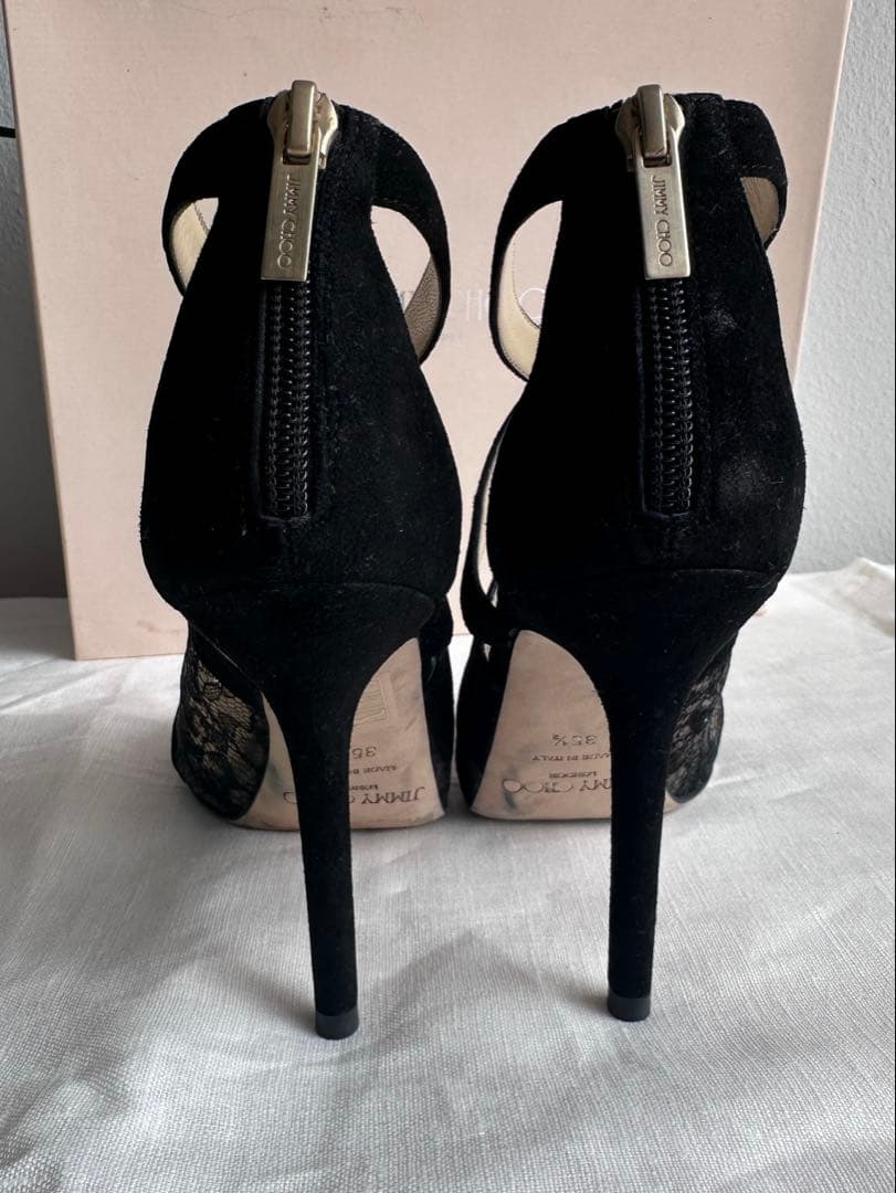 JIMMY CHOO ジミーチュウ サンダル35.5 【結婚式.フォーマル】