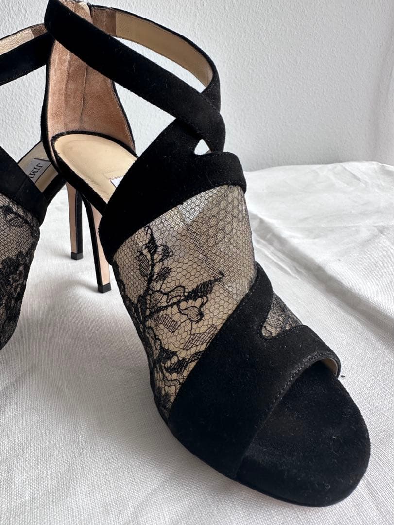 JIMMY CHOO ジミーチュウ サンダル35.5 【結婚式.フォーマル】