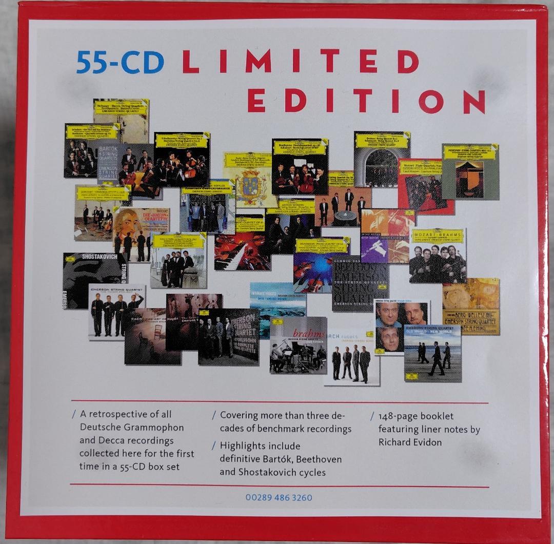 エマーソン弦楽四重奏団　ドイツ・グラモフォン録音新全集（55CD）