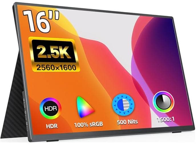 【すだ】モバイルモニター kksmart 16インチ