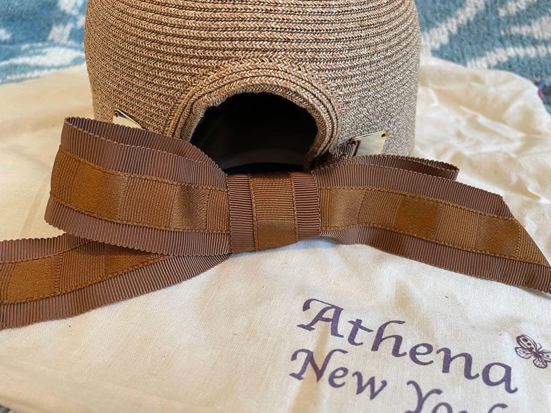 未使用品　アシーナニューヨーク　Janet キャップブラウン