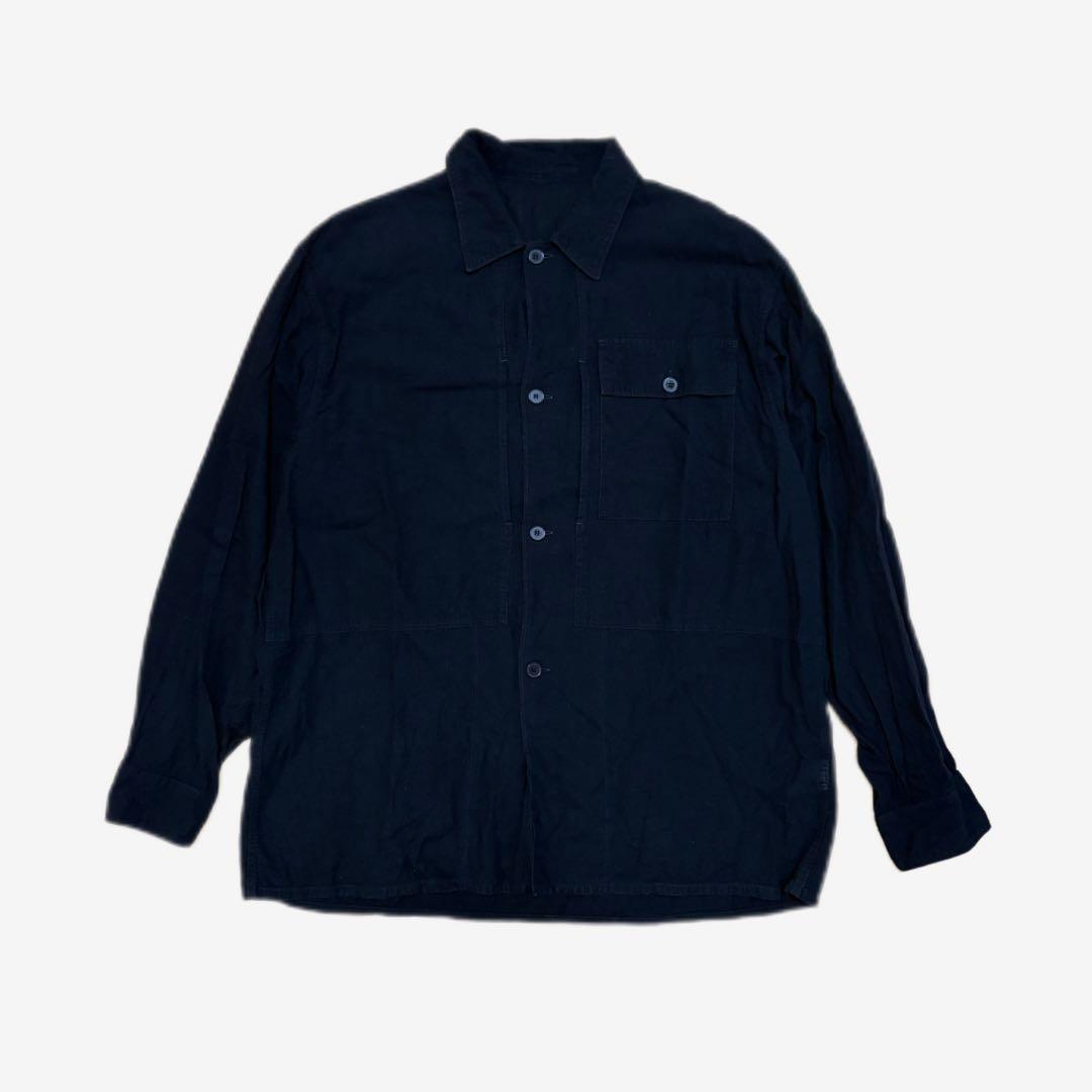 COMOLI ベタシャンユーティリティジャケット ブラック SIZE:2