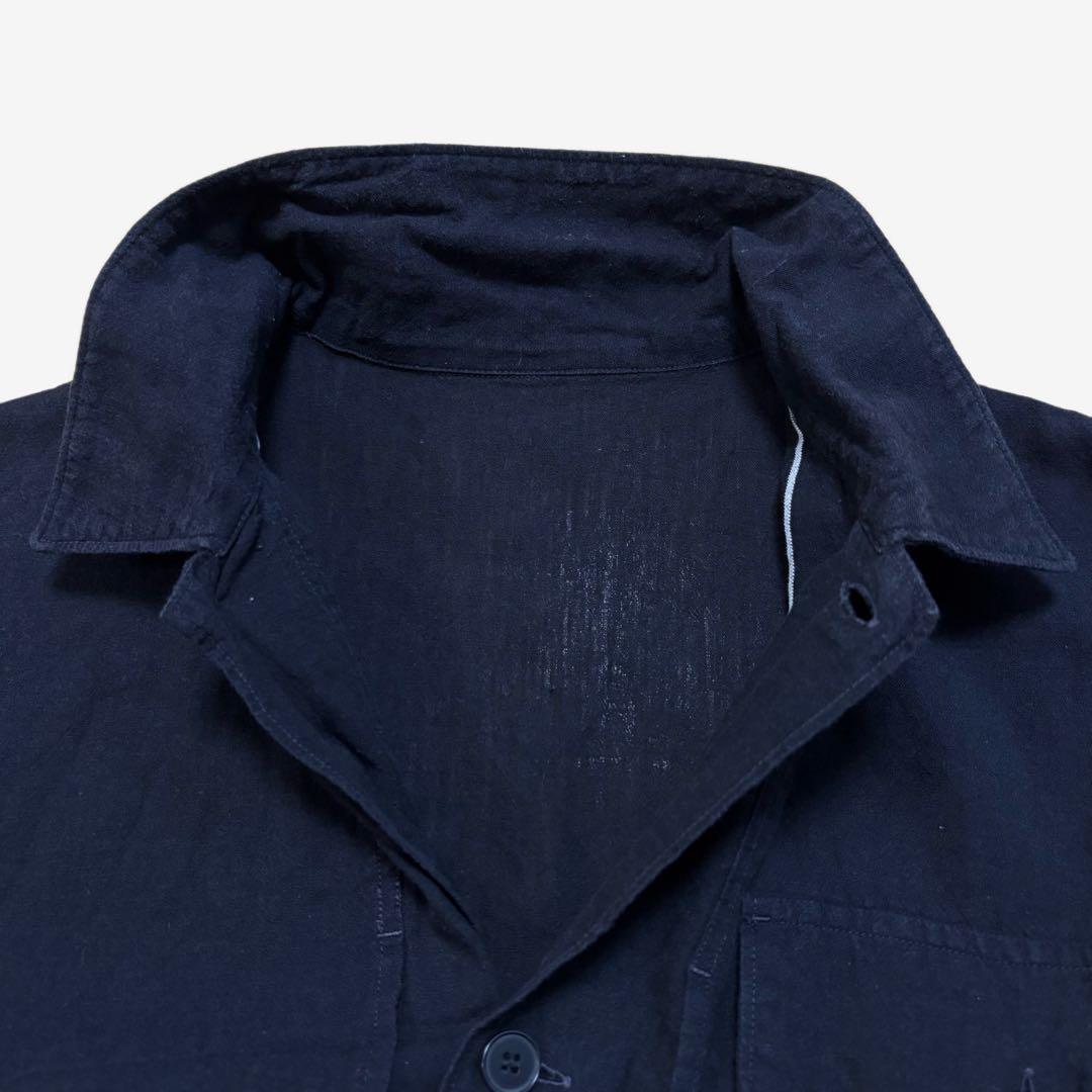 COMOLI ベタシャンユーティリティジャケット ブラック SIZE:2